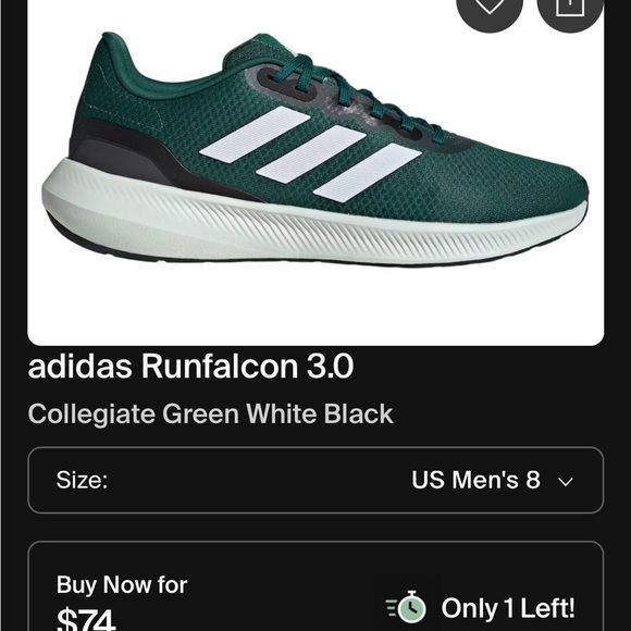 adidas Other - NWT Adidas Runfalcon 3.0 Collegiate Green Shoes